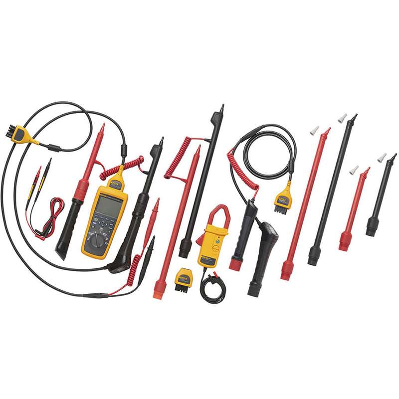 Battery Analyzer with Angled No Temperature and Straight with Temperature Probes